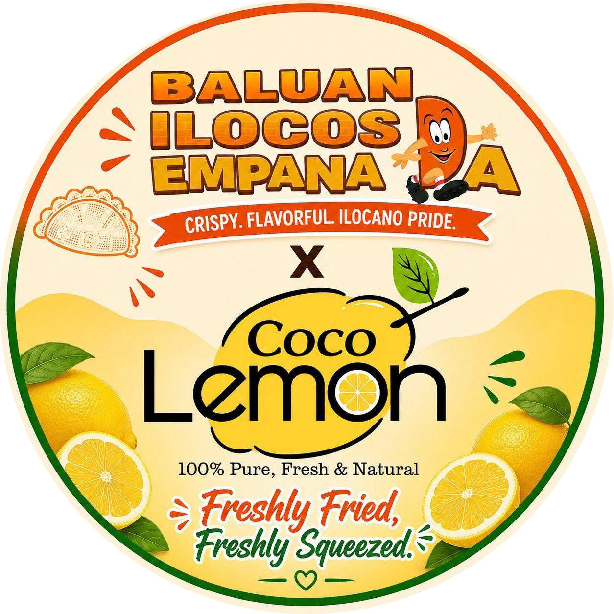 Baluan Ilocos Empanada x Coco Lemon